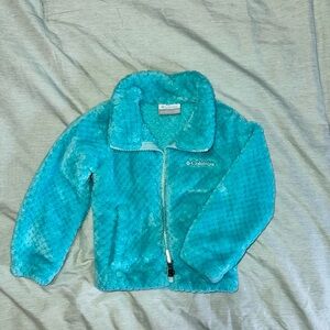 Columbia Turquoise Fleece Jacket